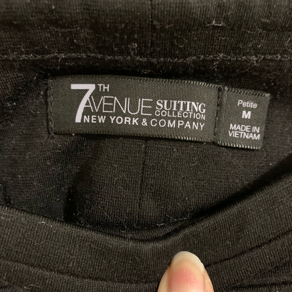 Black cotton pants